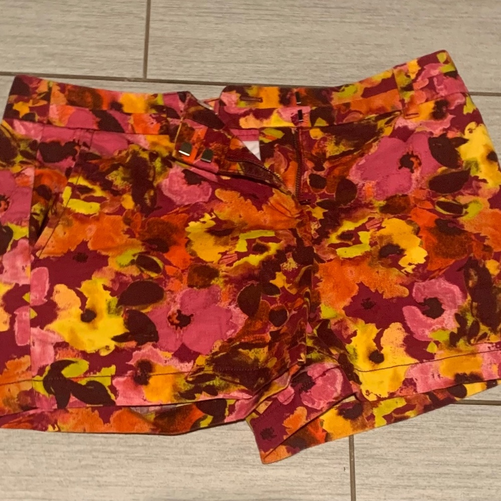 Ann Taylor Floral Shorts size 2